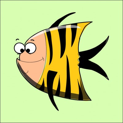 Art. 980q - Quadro in plexiglass stampa brillante "Pesce"