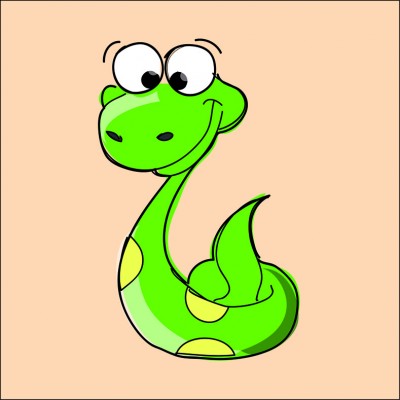 Art. 982q - Quadro in plexiglass stampa brillante "Serpente"