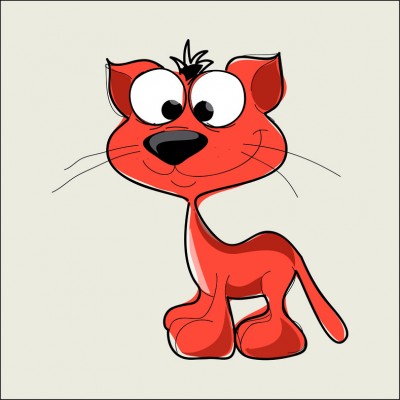Art. 990q - Quadro in plexiglass stampa brillante "Gatto"