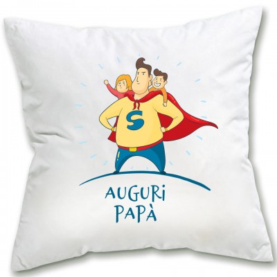 Cuscino Bianco Personalizzabile