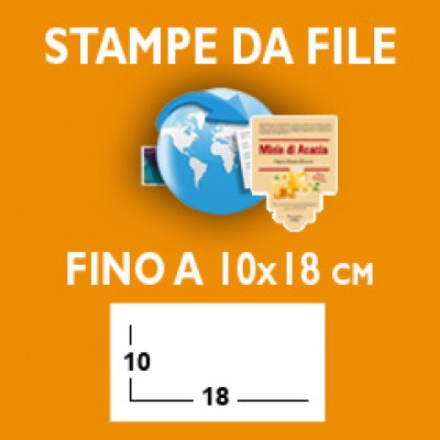 ETICHETTE - Formato fino a 10x18 cm
