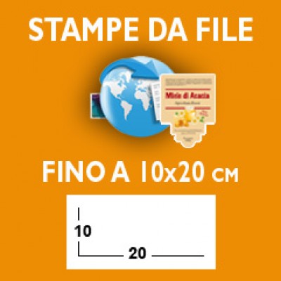 ETICHETTE - Formato fino a 10x20 cm