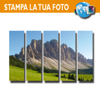 FORMATO 5 SETTORI - 30+30+30+30+30x100 cm