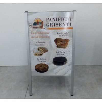 Art. 2568 - Cavalletto - espositore 70x100 cm
